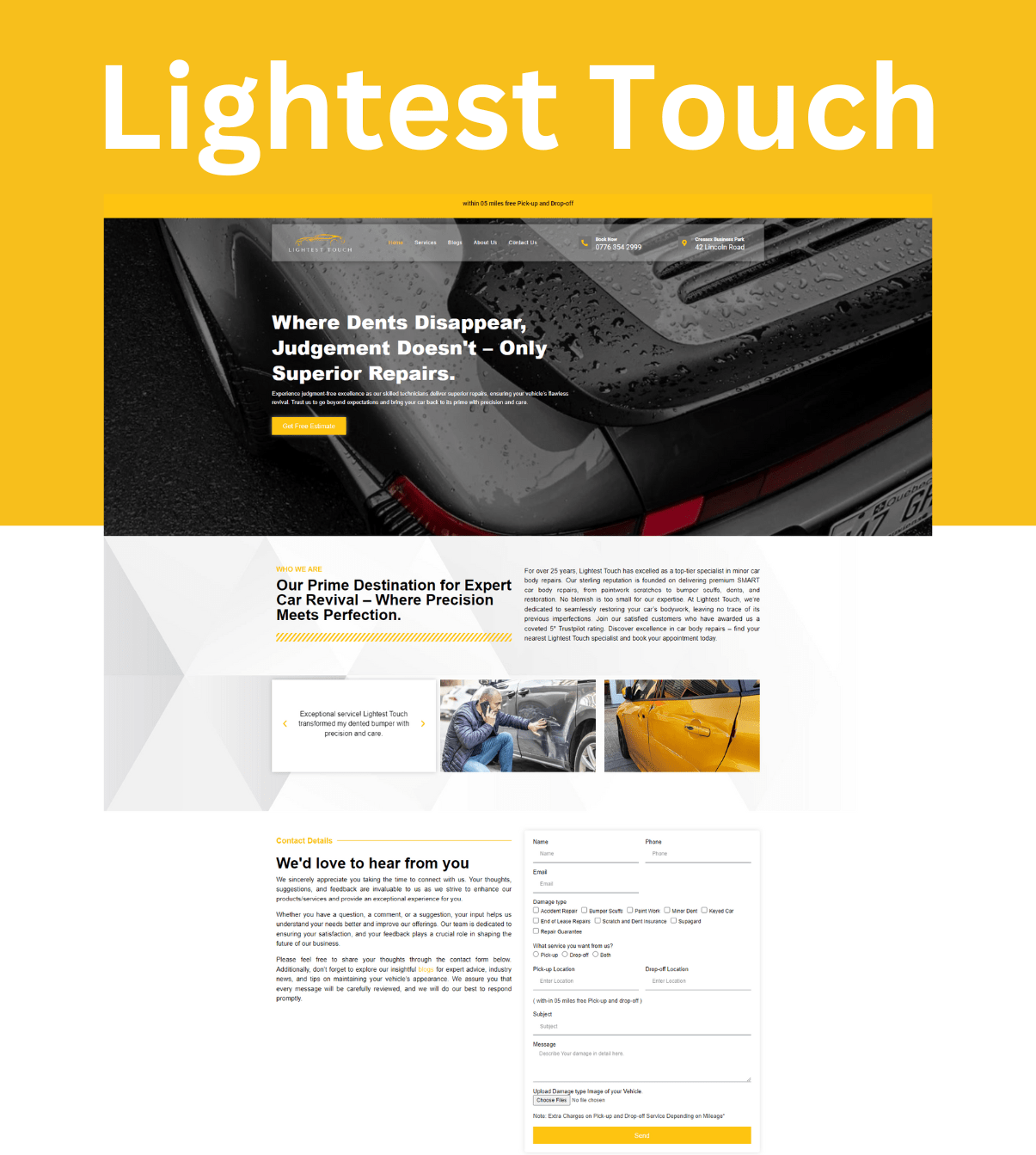 Lightest Touch - BSNS Portfolio